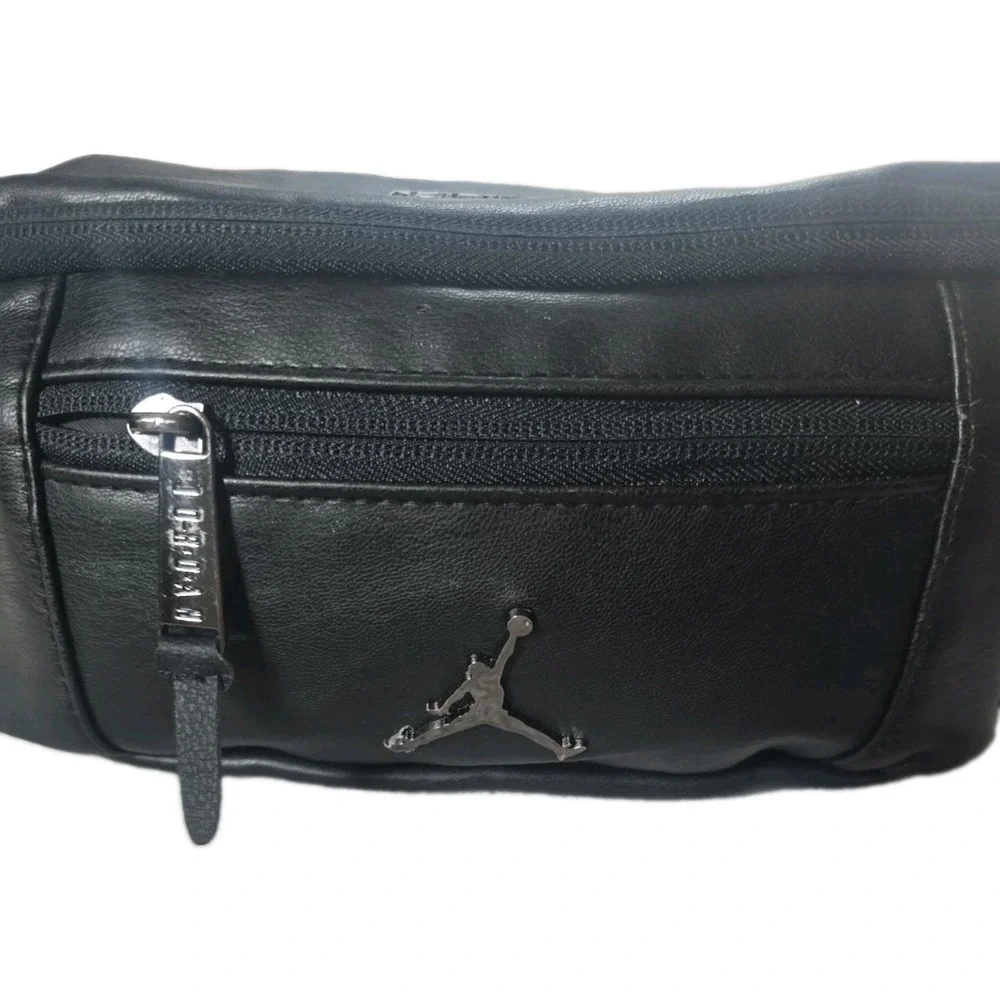 Jordan AJ Regal Black Crossbody Bag 2016 9A0138-KR5 - Very Good/Strap Fray Repai